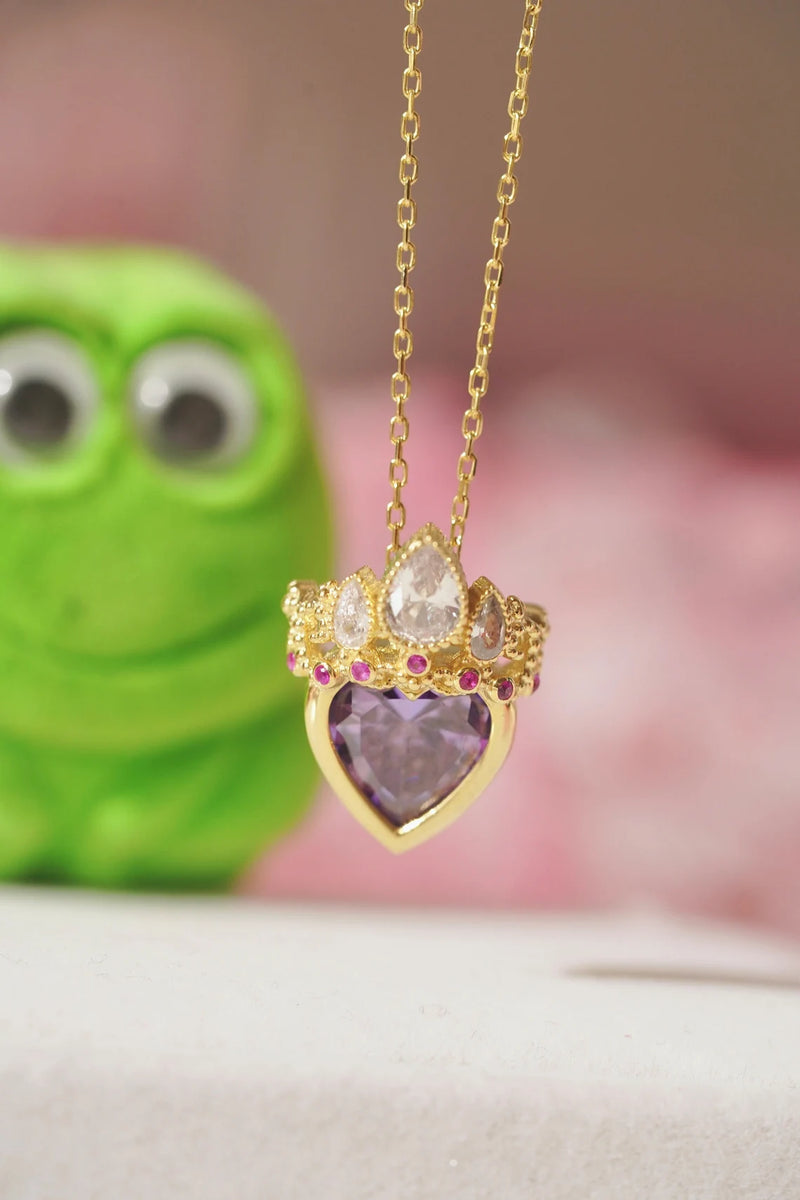 Collar Corona Princesa Rapunzel