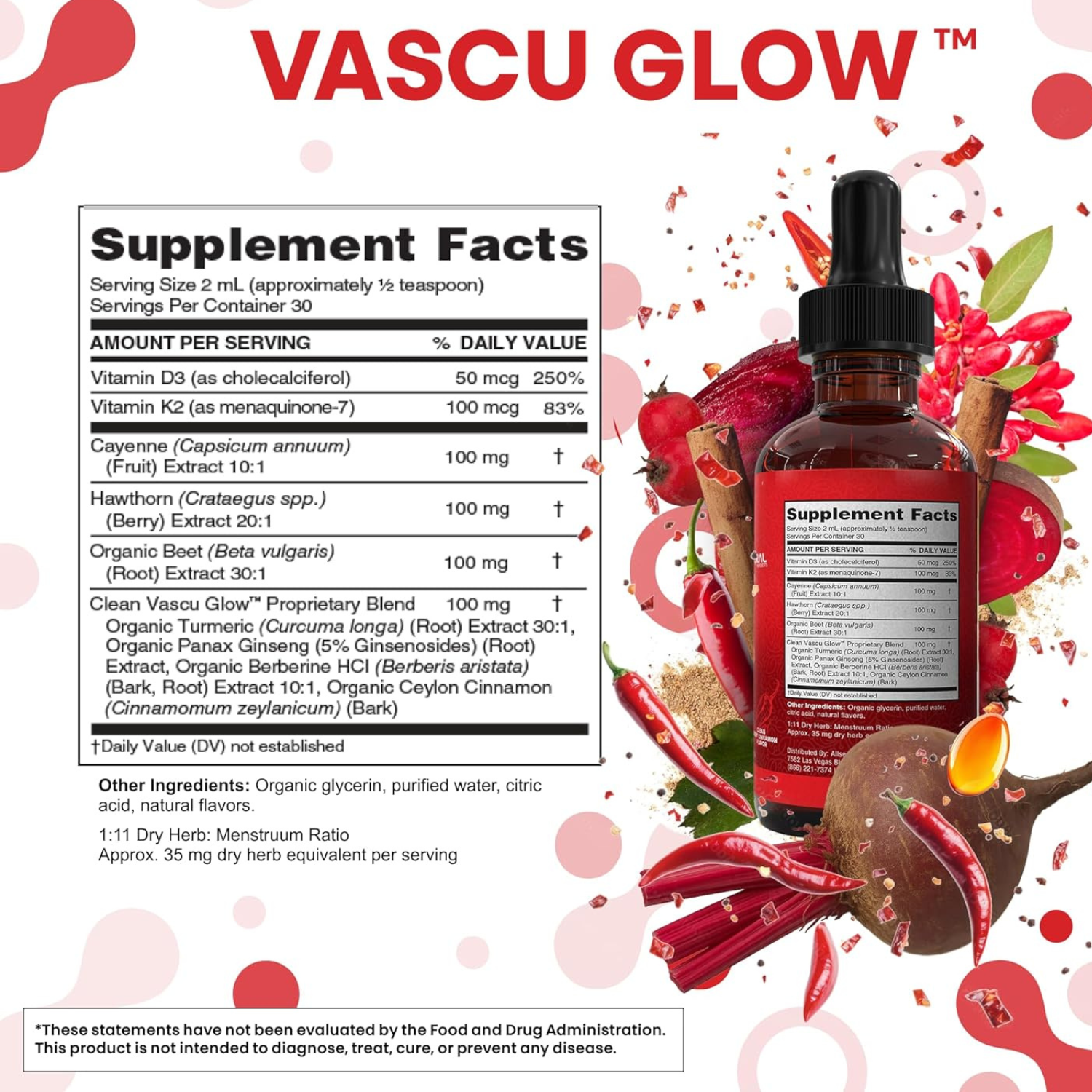 VASCU FLOW -  PIMIENTA CAYEN