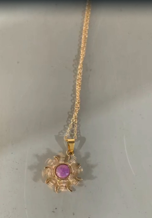 Collar Sol Princesa Rapunzel